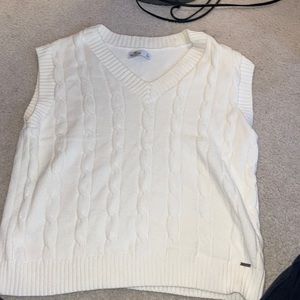 hollister oversized sweater vest!!